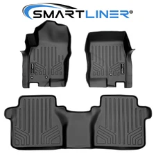 SMARTLINER Custom Fit Floor Mats Liner Set OEM 2008-2021 Nissan Frontier Crew