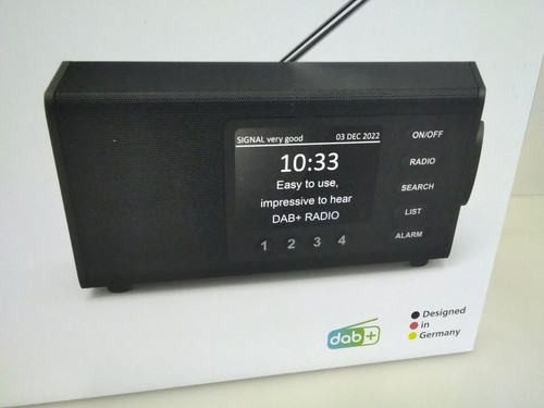 Hama DR1000 DAB+/FM Big Button Digital Radio- Black- Ex-Display- 12 Mnth Warrnty - Picture 10 of 14