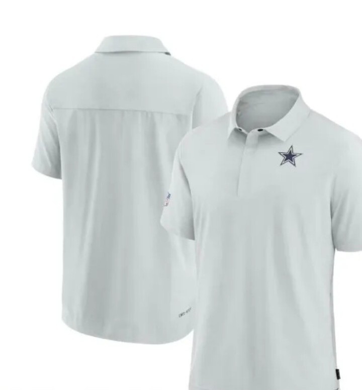 トップス NIKE PRO NFL Dallas Cowboys polo shirt Nike NFL Dallas Cowboys On Field Sideline Coach Polo Shirt