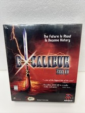 Excalibur 2555 AD PC CD-ROM Sirtech 1997 Windows 95 New Sealed Mint Vintage Big