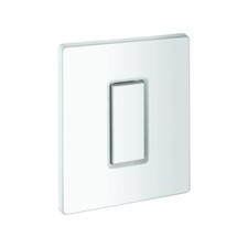 PLACA DE CUBIERTA GROHE 42377 CON BOTÓN DE PRESIÓN BLANCO ALPINO