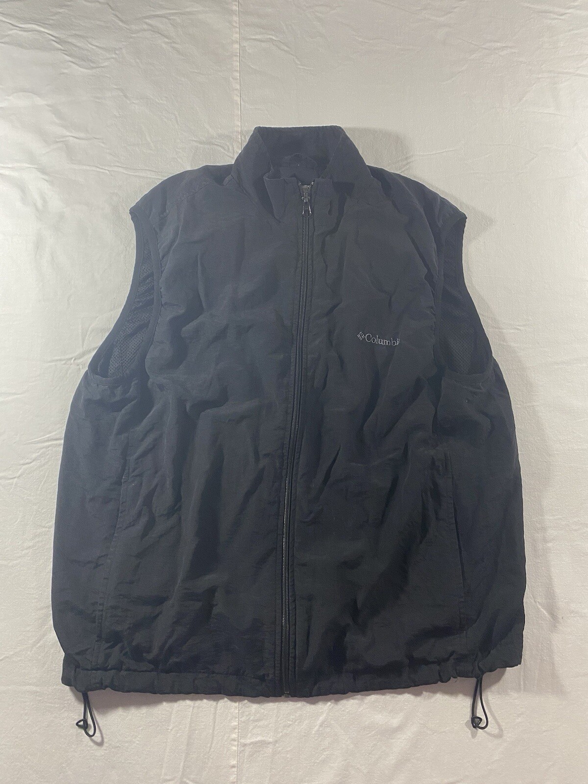 Vintage Columbia Lightweight Vest Men’s Black Wind Breaker