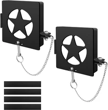 4" RV Bumper End Caps - 2 Pack for Trailer Storage and Sewer Hose Management