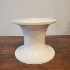 Tupperware Almond Serve It All Pedestal Stand 1533-3 Cake Pie Dessert Chip Dip