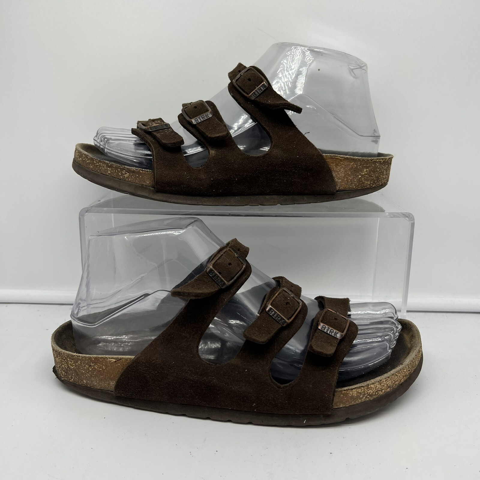 Birkenstock Florida Sandals Strap Brown EU 37 US Slide