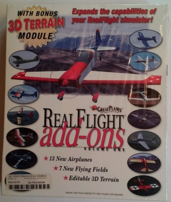 Great Planes Real Flight Add-Ons Vol1 GPMZ4100 Simulator 1998 RARE VHTF NOS Seal