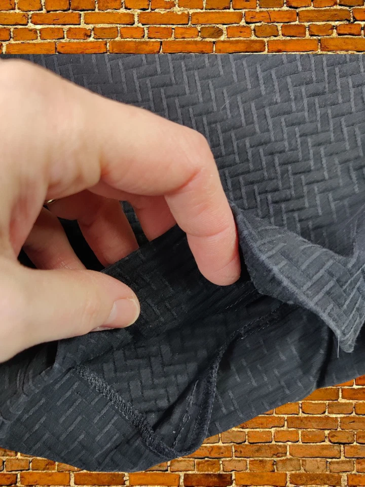 WOMENS JIGSAW UK 8 WASHED BLACK TEXTURED SMART CASUAL WORK SLIM ANKLE TROUSERS - Image 3 of 4