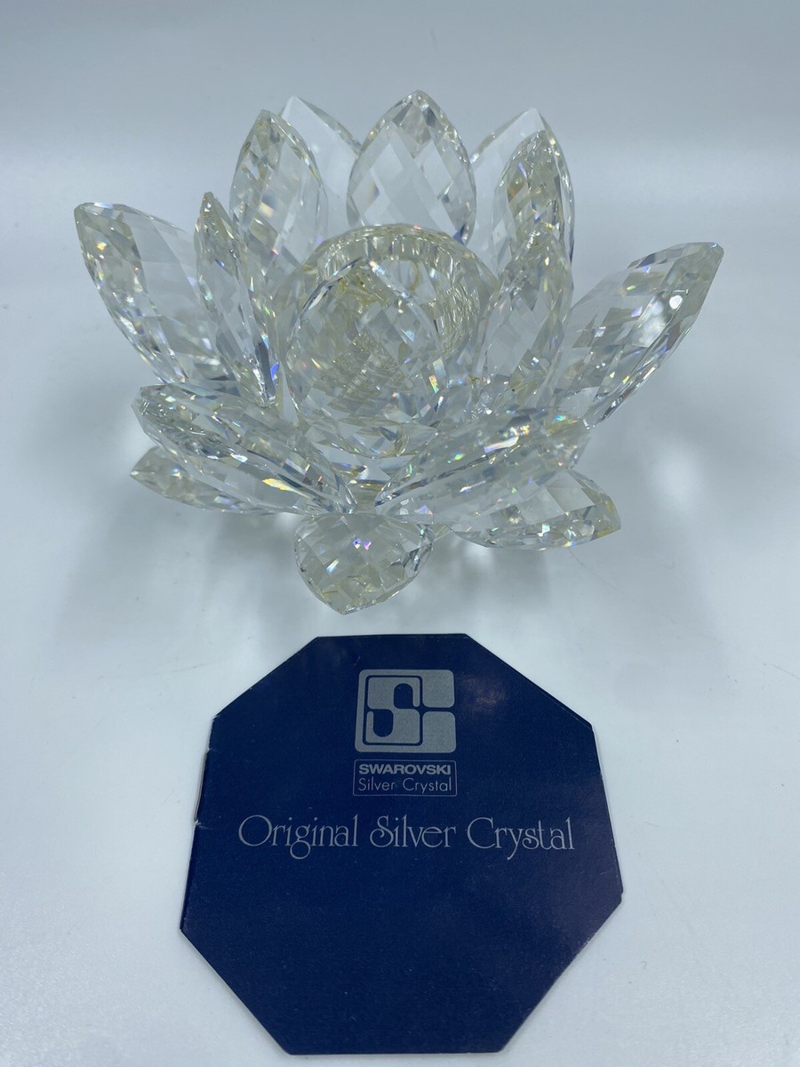 Swarovski Clear Crystal Medium Lotus Flower/Lily Pad 4