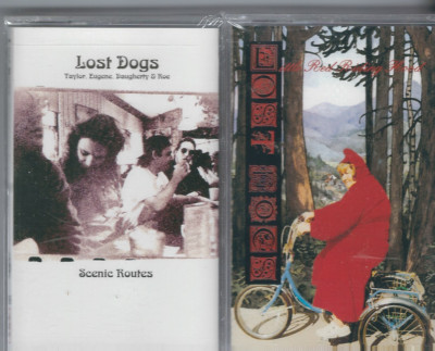 2 Lost Dogs CASSETTES-Scenic Routes/Little Red Riding Hood  (New Factory Sealed)