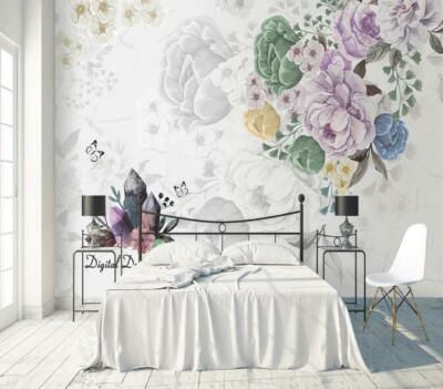 3D Idyllic Flower 23668NA Wallpaper Wall Murals Removable Wallpaper Fay