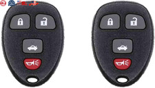 Car Key Fob Keyless Entry Remote for 2006 Pontiac Grand Prix FCC KOBGT04A 2 Pack