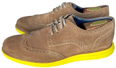 Cole Haan Lunargrand Wingtip Oxford Mens 9 Leather Green Suede Comfort Style Cole Haan | Shoes | Cole Haan Lunargrand Wingtip Oxford  main image 4