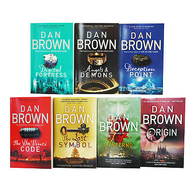 Robert Langdon Series Collection 7 Books Set By Dan Brown - Fiction -  Paperback 