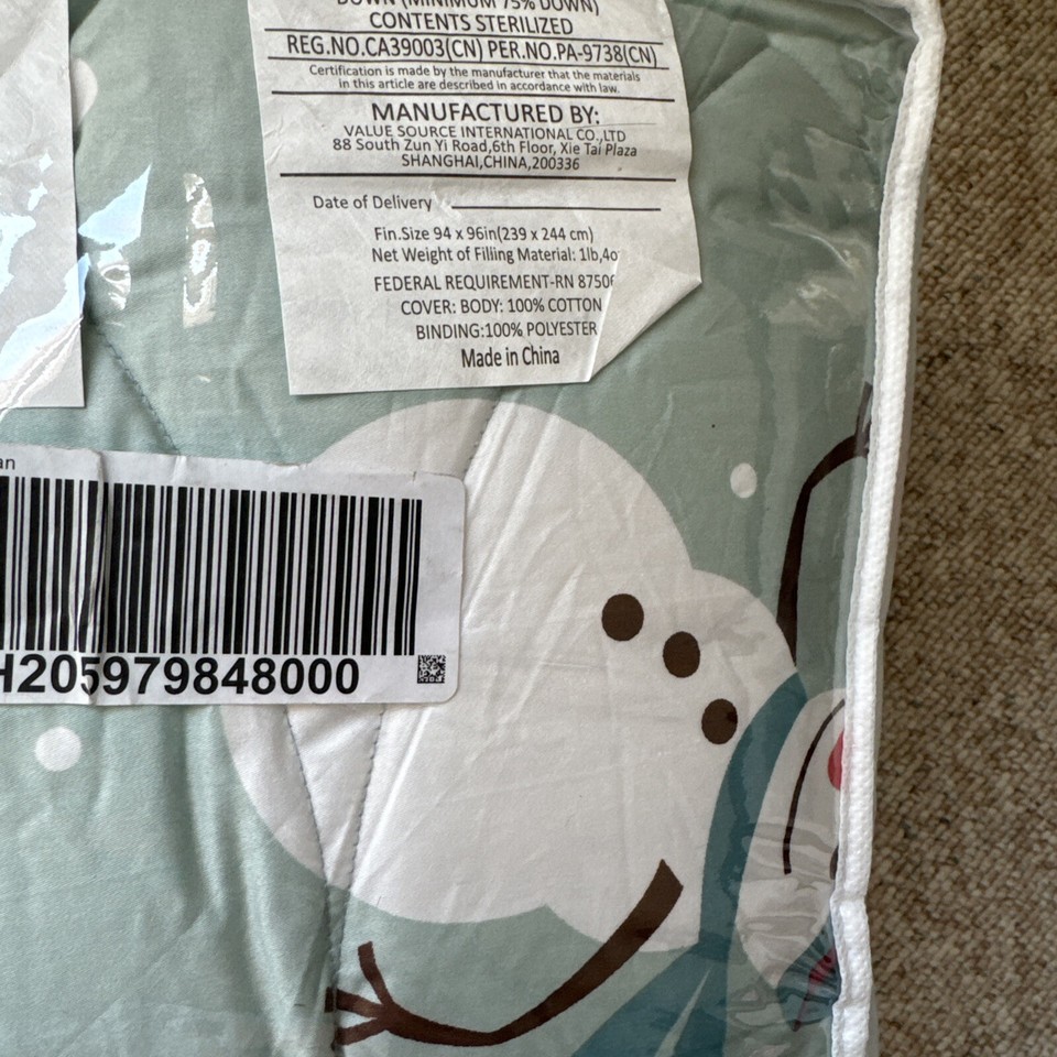 Northern Nights Queen Down Blanket eBay