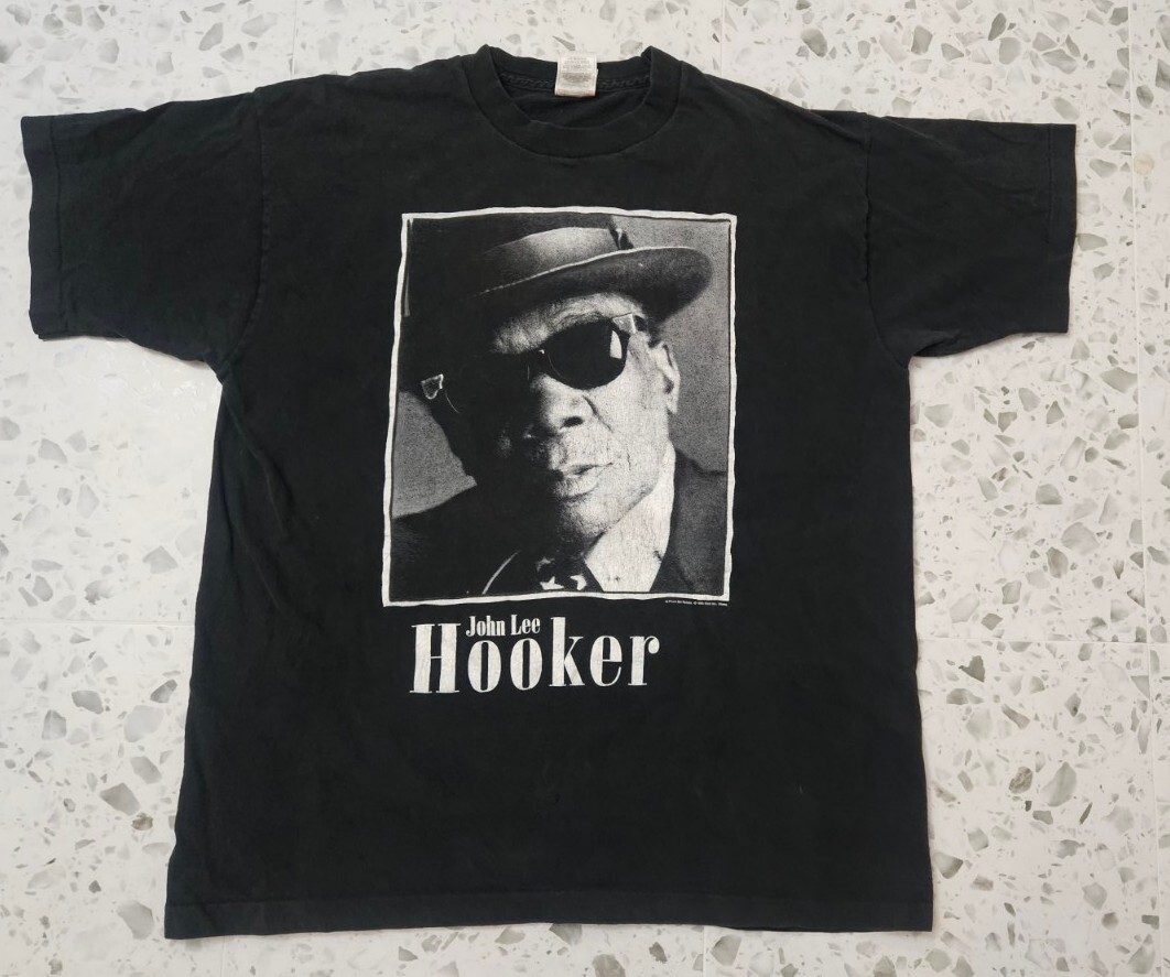 95年John Lee Hooker ビンテージTシャツ XL VTG 90s John Lee Hooker Black T-Shirt XL | eBay