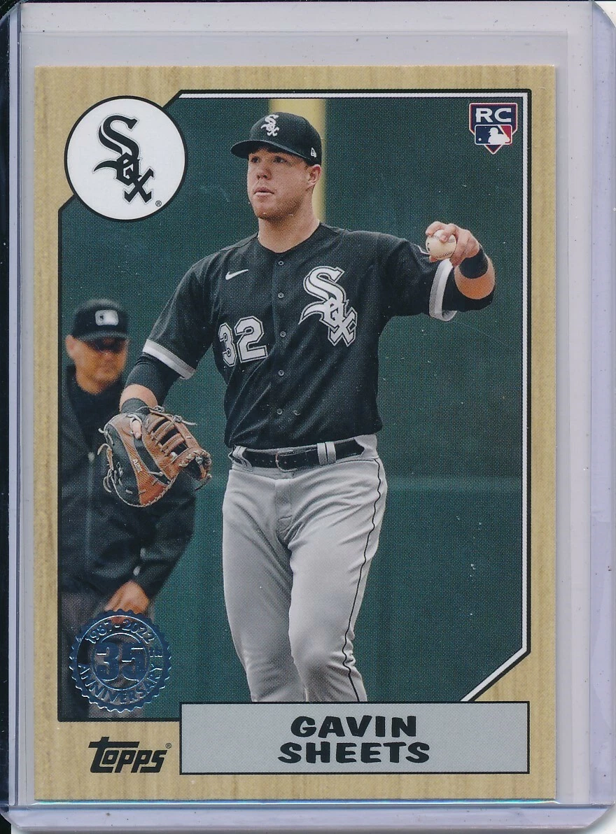 GAVIN SHEETS 2022 TOPPS SERIES 1 1987 35TH ANNIVERSARY ROOKIE CARD RC #T87-19