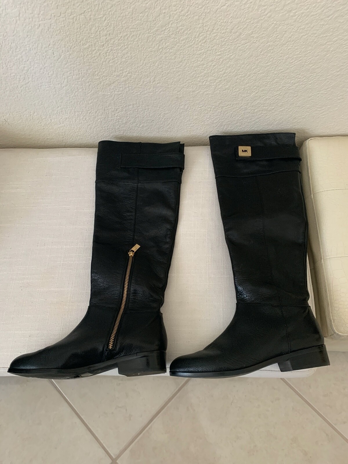 michael kors black tall boots