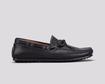 Black Leather DRESSY MEN SHOE M.GEMI M.GEMI The Barca Mens Shoes Made in Italy Size 8 - Walmart.com main image 4