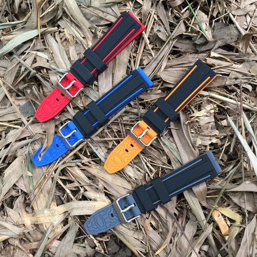 Two-tone Silicone Watch Band Strap For Huami Amazfit GTR 20/26mm GTS Bip Strato - Picture 7 of 39