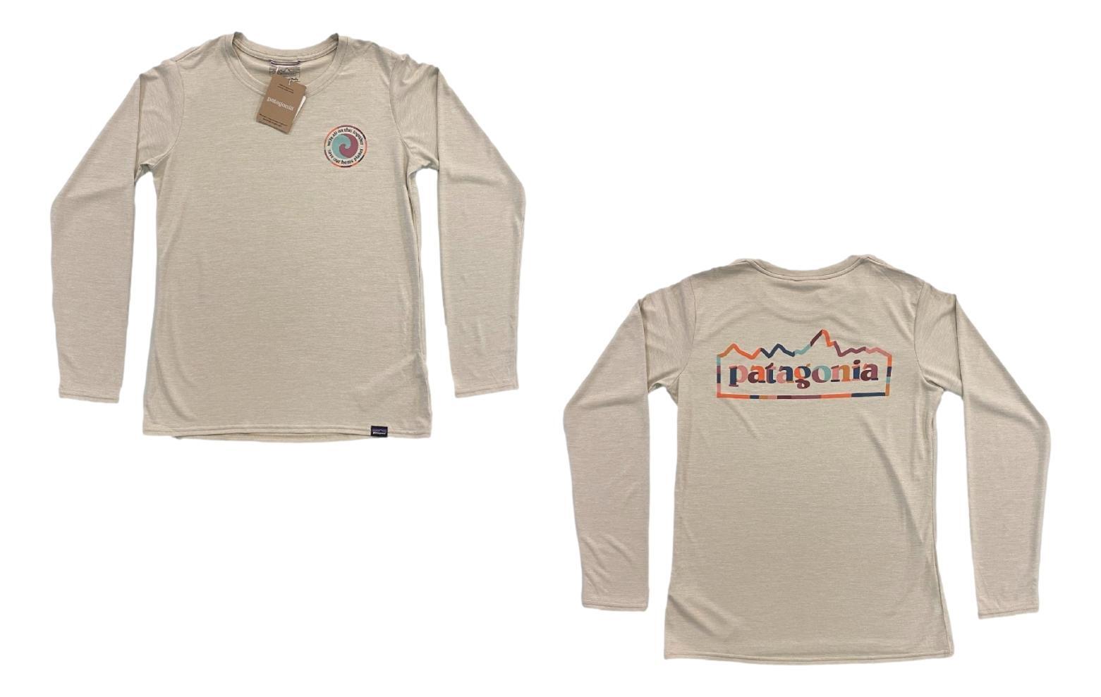 Женская повседневная рубашка Patagonia с длинным рукавом Capilene Cool (пемза) 45205