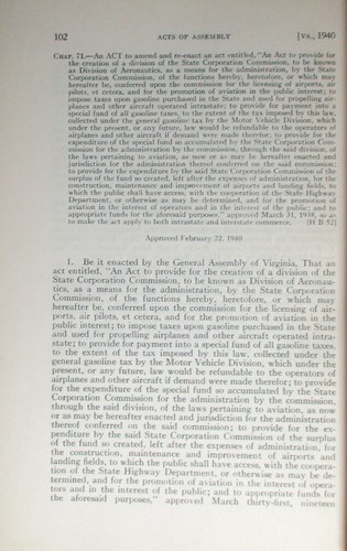 Libro Actas de 1940 de la Asamblea General de la Commonwealth de Virginia sin espalda C - Imagen 5 de 6