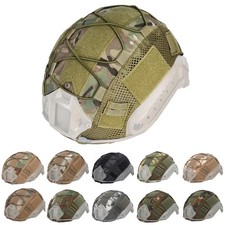 Tactical Camouflage Helmet Cover for FAST BJ PJ MH Helmet Airsoft Paintball Gear