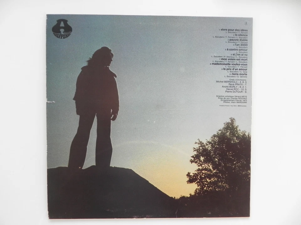 LENY ESCUDERO    " VIVRE POUR DES IDÉES "    ( LP 33t. TBE) - Photo 2/2