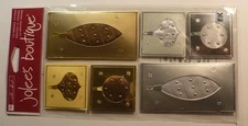JOLEE'S BOUTIQUE METALLIC ORNAMENTS STICKERS NIP
