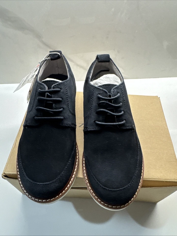 Mocasines Zara azul marino para niños Foto 2 de 4