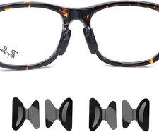 Lvvfit Eyeglass Nose Pads Adhesive Silicone Soft anti Slip Nose Pads for Glasses