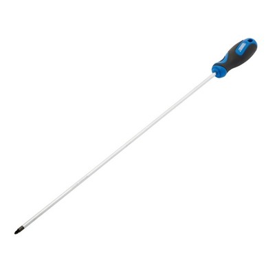 Draper Extra Long Reach Soft Grip PZ Type Screwdriver Nr. 2 x 450 mm 69472