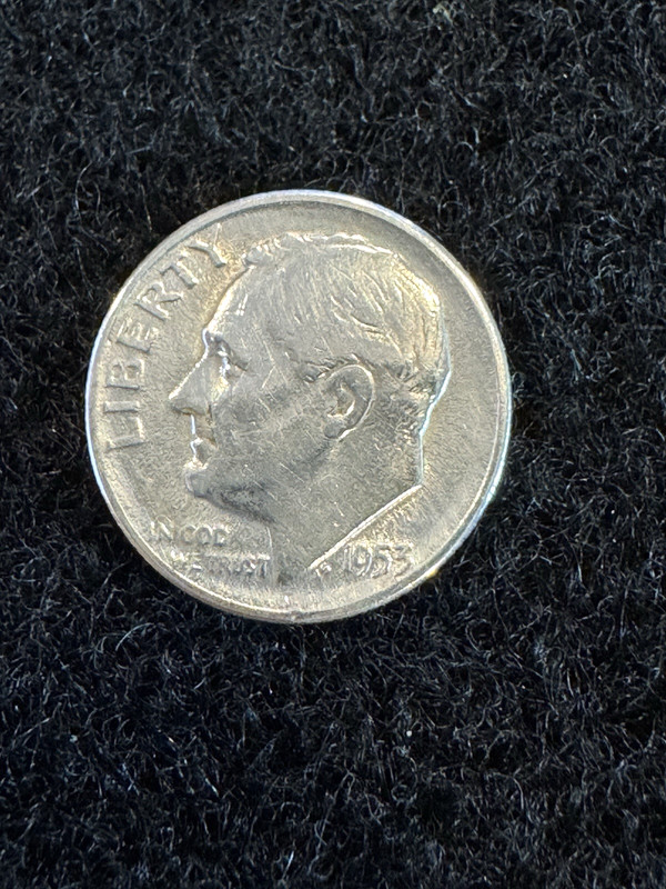 1953-S ROOSEVELT DIME - SILVER