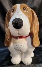 Pioneer Woman Stoneware 11" Charlie Basset Hound Cookie Jar