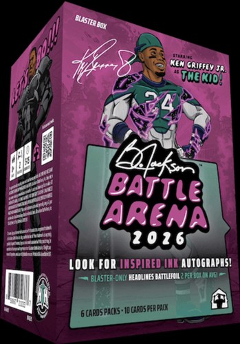 SHIPS ASAP 2026 BO JACKSON BATTLE ARENA GRIFFEY `THE KID` BLASTER BOX ™️