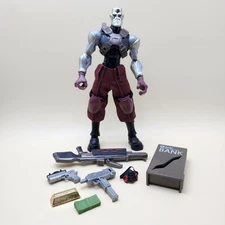 GI JOE Sigma 6 (2007) Crime Boss DESTRO 8" Action Figure + ACCESSORIES