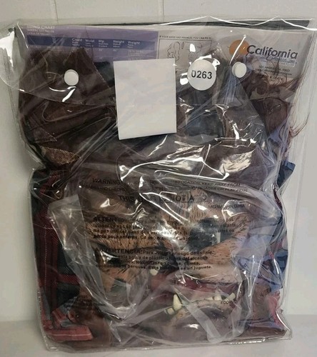 Blood Moon Werewolf Howling Child Costume - Brown/Red Large 10-12 B0263 - Picture 4 of 4