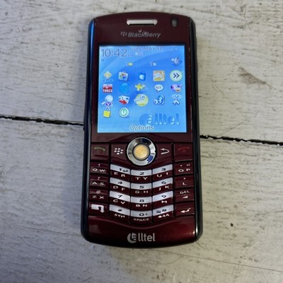 BlackBerry Pearl 8130 Red Alltel Verizon - Works, Unlocked Cell