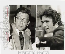 1973 Press Photo Assemblymen Albert Burstein & David Freidland during NJ debate