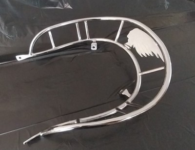 Indian Motorcycle Chrome Seat Rail   Gilroy Chief Corbin 2-Up Seat / KM Models