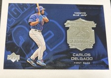 2004 Upper Deck Twenty-Five Salute #S9 Carlos Delgado Blue Jays (PWE) Legend