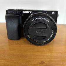 For Sony Alpha a6100 24.2MP Mirrorless Camera w/16-50mm Lens Black