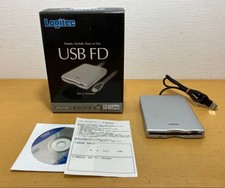 Logitec LFD-31UE1 USB 3.5 Inch External Floppy Disk Drive Silver