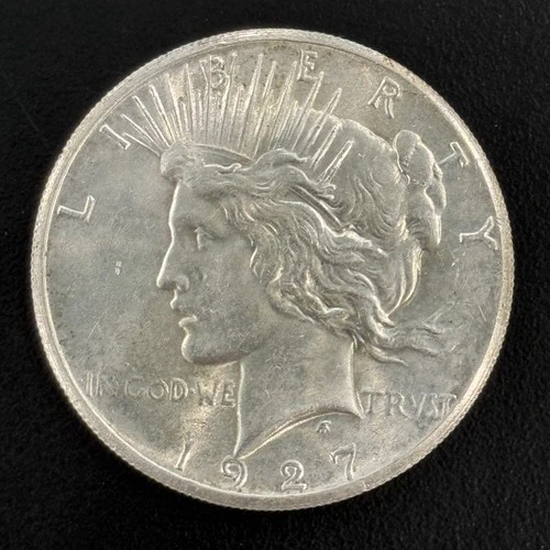 1927 PEACE DOLLAR AU/BU
