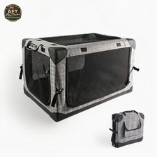 Tucker Murphy Pet Foldable Dog Crate 4 Door Travel Carrier