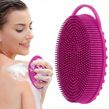 Silicone Body Scrubber, Exfoliating Loofah Alternative for Women Men, Soft Si...