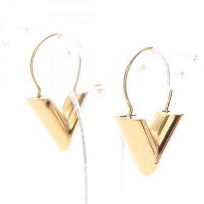 Louis Vuitton Earrings Hoop Essential V #R7