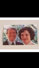 President Jimmy Carter & First Lady Rosalynn Carter~ VTG 1977 Postcard~ Unposted