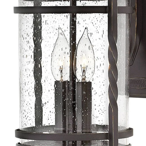Hinkley Casa 21 1/2" High Olde Black Traditional Outdoor Wall Light - Picture 4 of 10