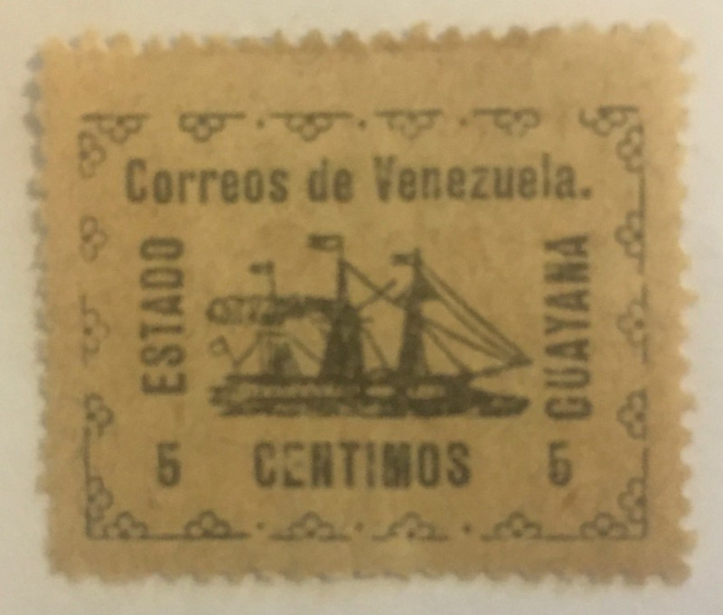 VENEZUELA Stamp , 1903 Revolutionary Steamer - Ban-Righ Guayana , MH , 61526a