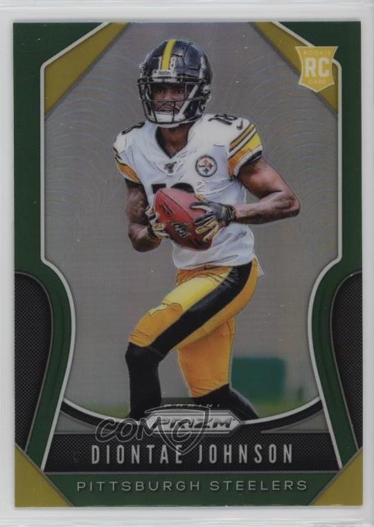 2019 Panini Prizm Rookies Green Prizm Diontae Johnson #352 4jk